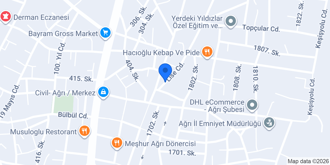 MUTLU 1 KARE konumu