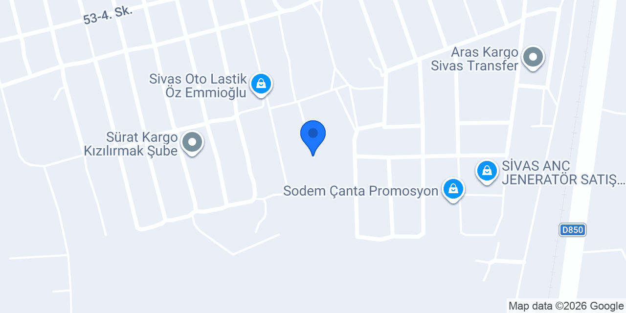 Sivas Gül Halı Yıkama konumu