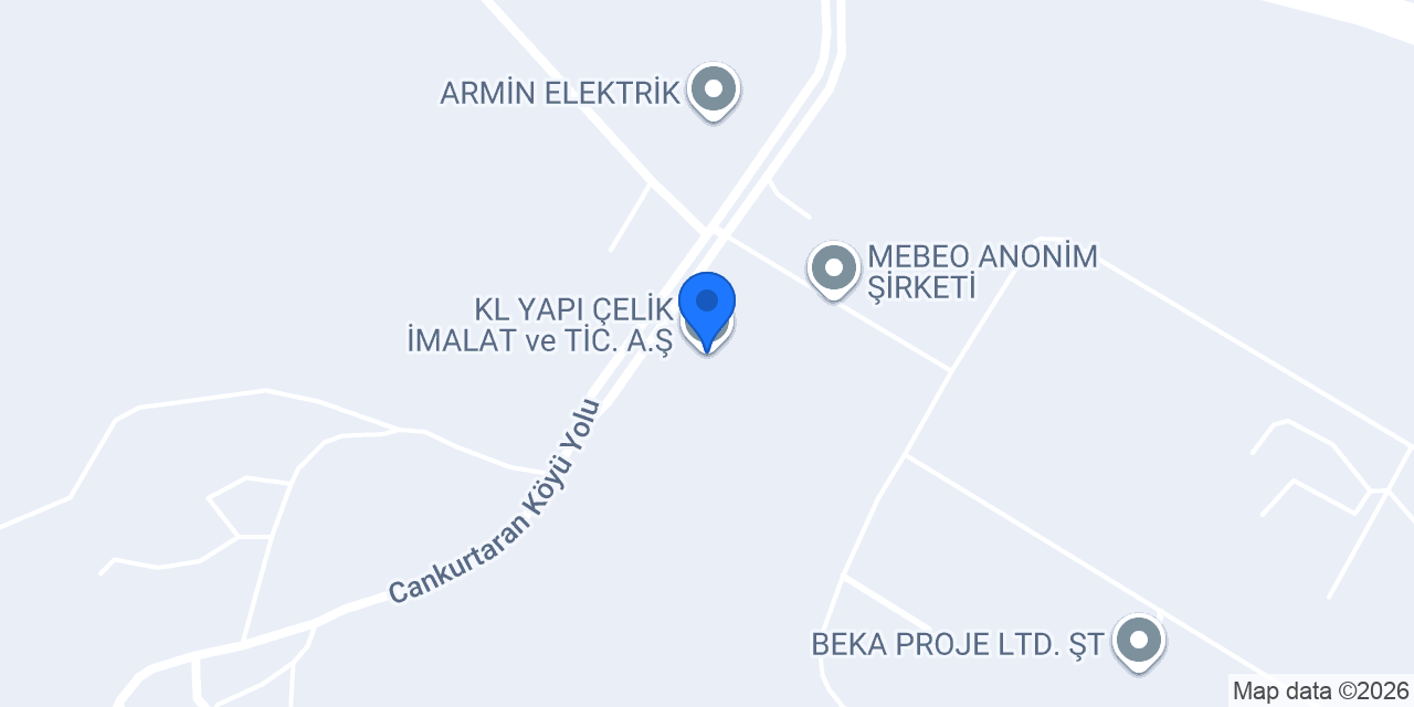 KL YAPI ÇELİK İMALAT ve TİC. A.Ş. konumu