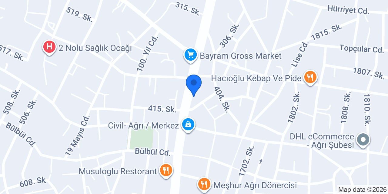 Aygaz Tüp Bayi konumu
