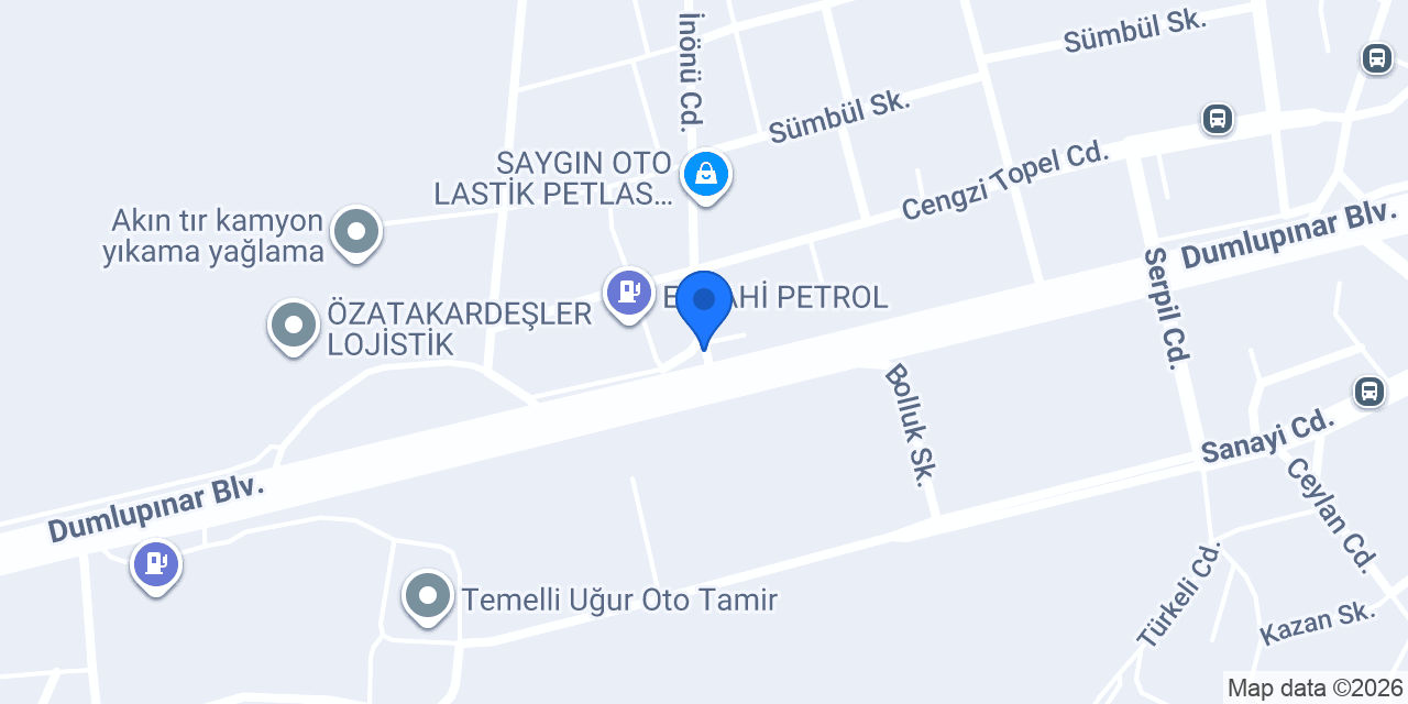 Doğan Tel Örgü A.Ş. Temelli Şube konumu