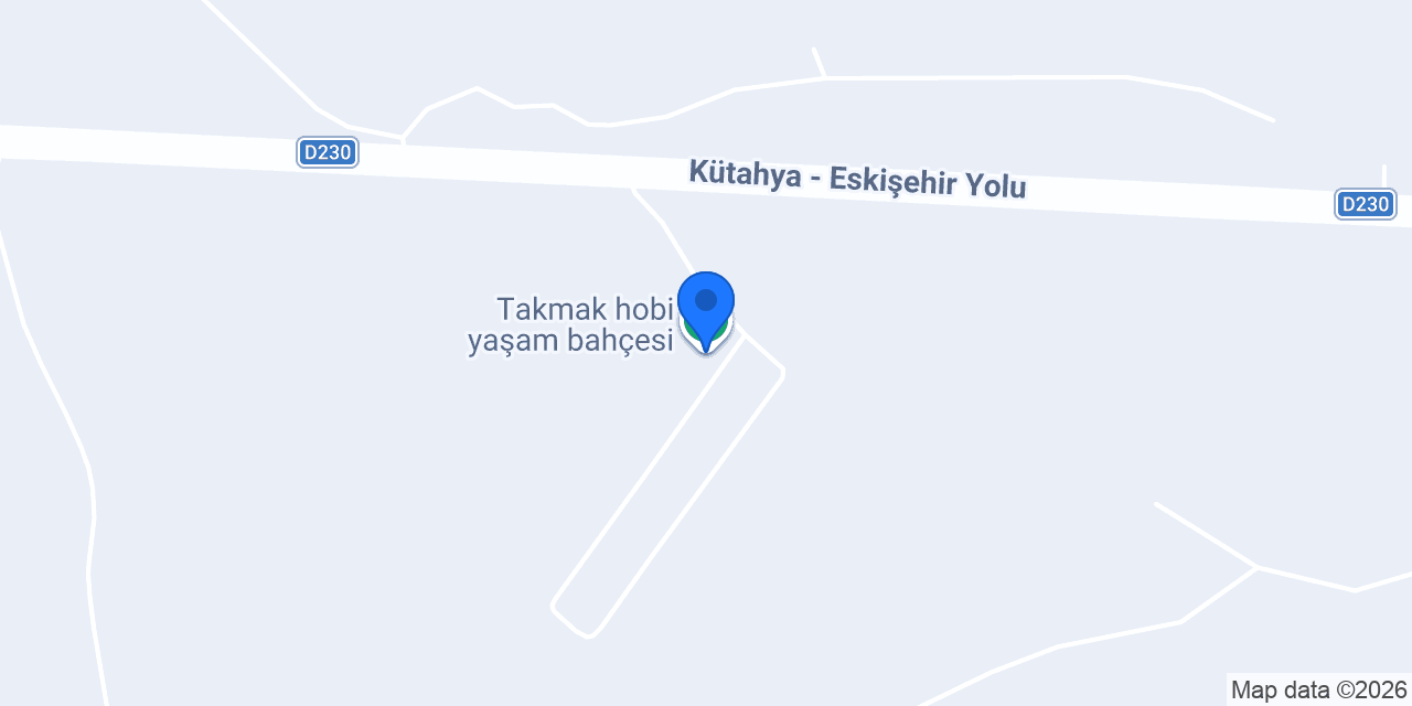 Takmak hobi yaşam bahçesi konumu