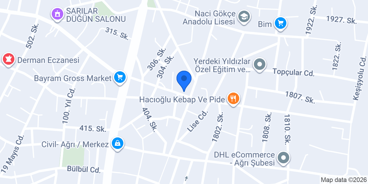 Kasap Ahmet konumu