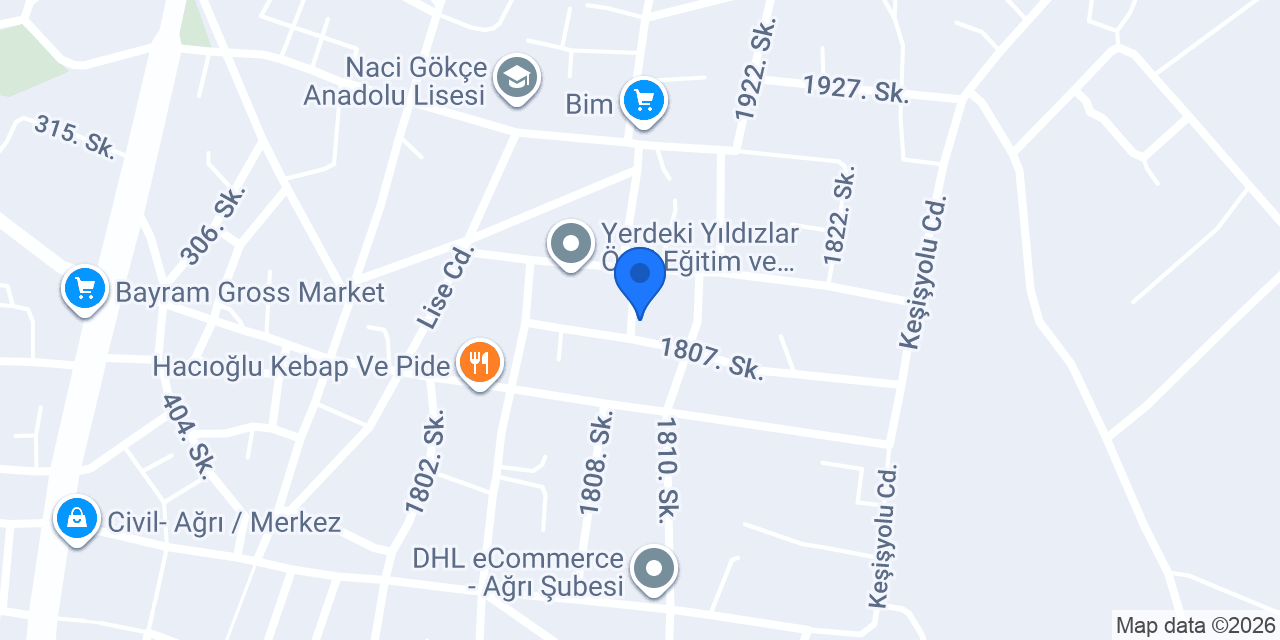 Yaren Unlu Mamulleri konumu