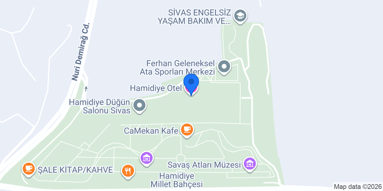 Hamidiye Otel konumu