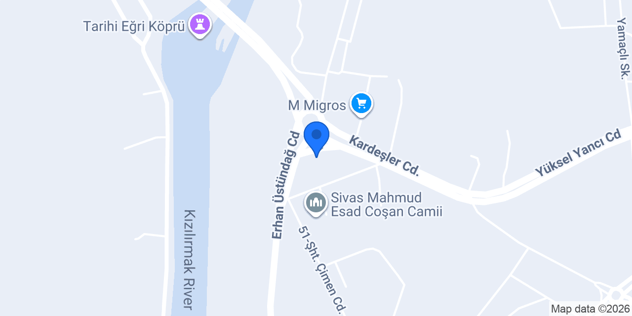 Eğriköprü EYO konumu