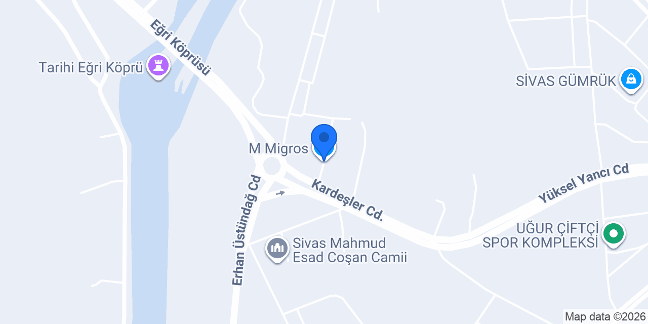 M Migros konumu