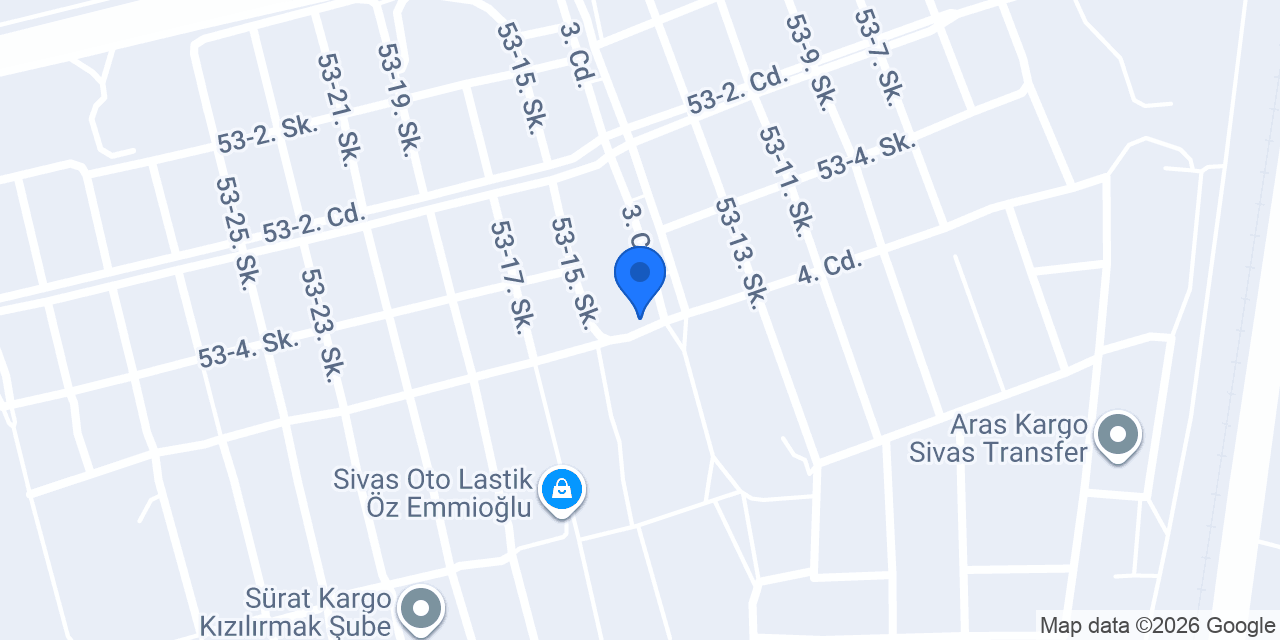 Cem Oto Lastik konumu