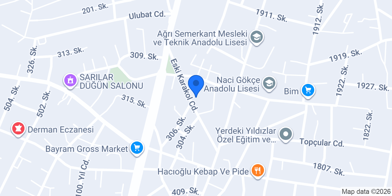 Samet Tesisat konumu