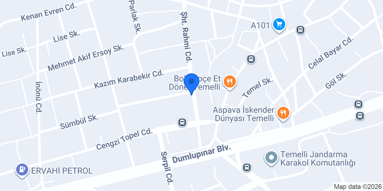 Güner Kasap Şarküteri konumu