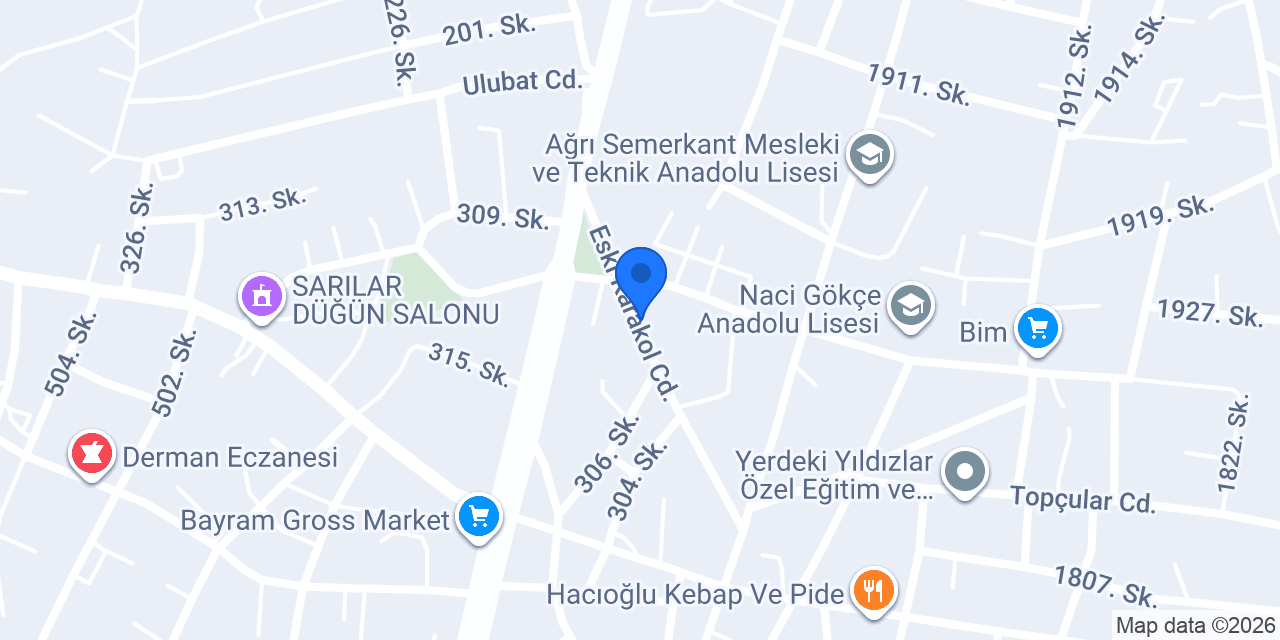 Asli Perde & Çeyiz konumu