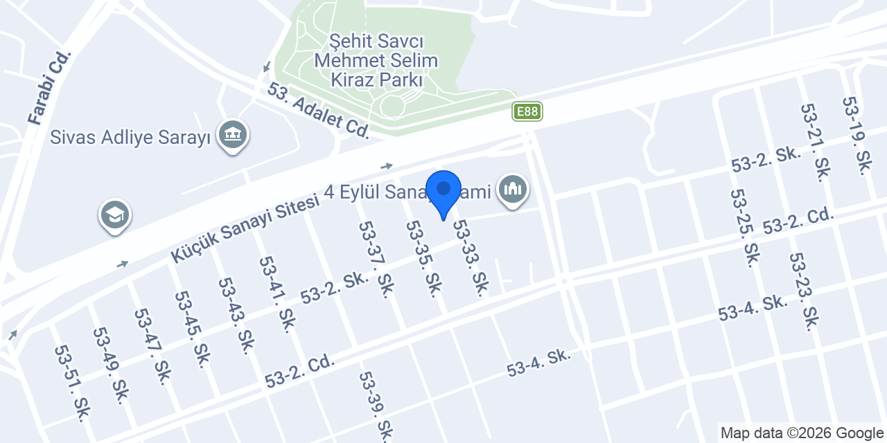 Kılıç Otomotiv konumu
