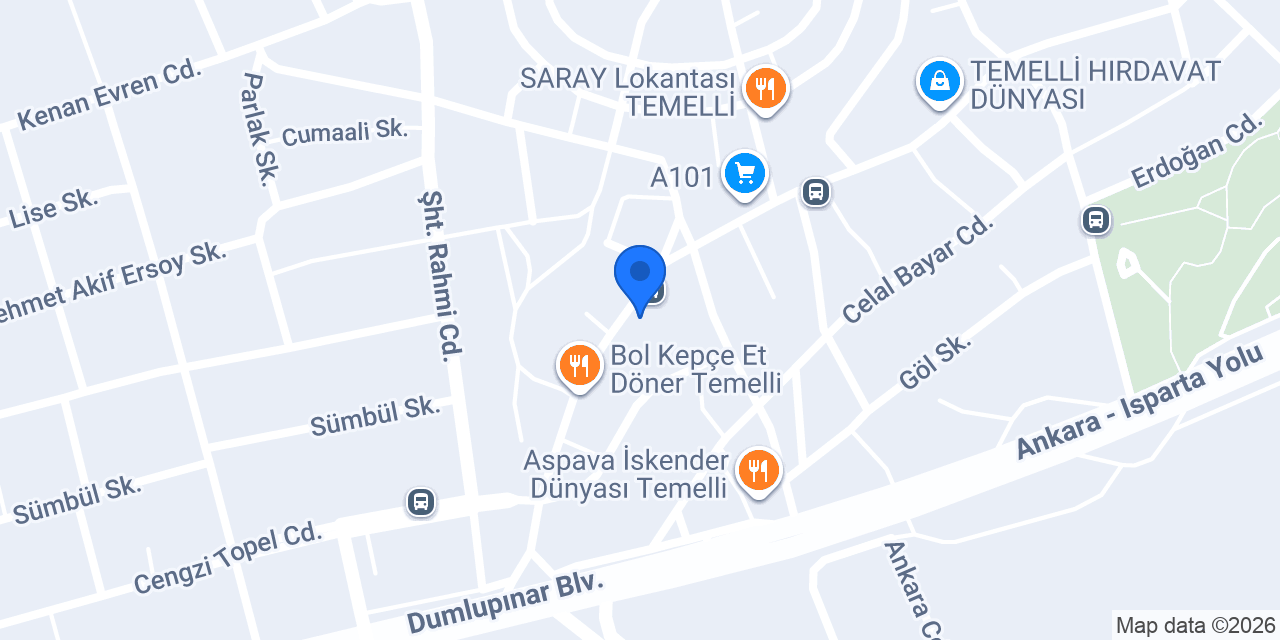 Eser Et konumu