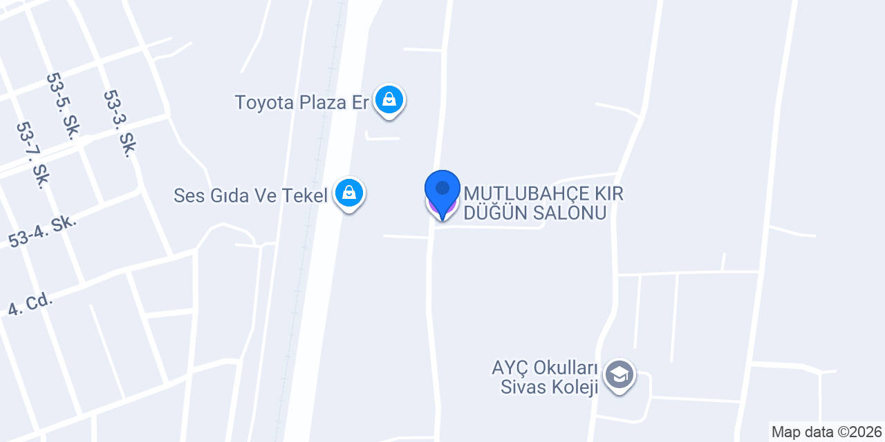 MUTLUBAHÇE KIR DÜĞÜN SALONU konumu