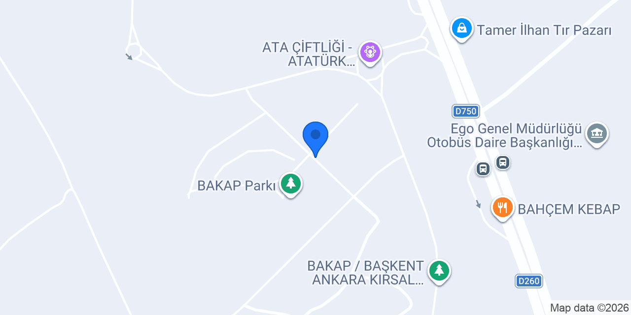Ata Çiftliği (BAKAP) Bitki Evi konumu