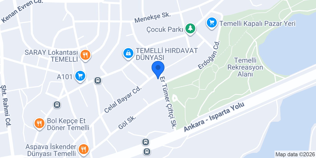Temelli Bulut Tekel konumu
