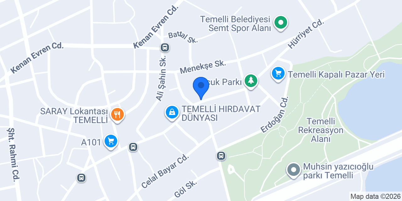 Dereler inşaat malzemeleri konumu