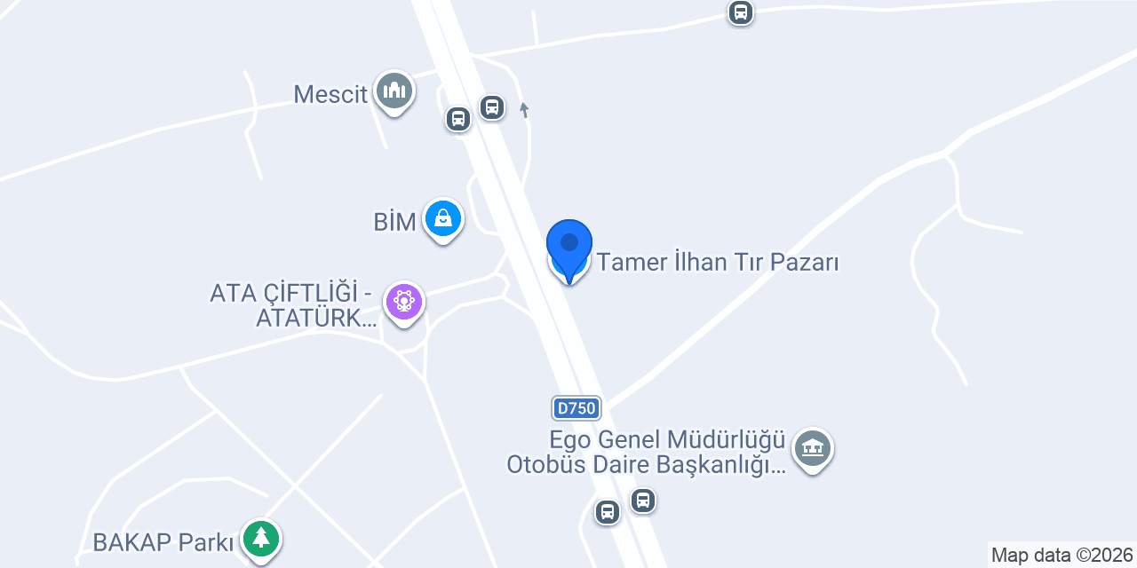 Tamer İlhan Tır Pazarı konumu