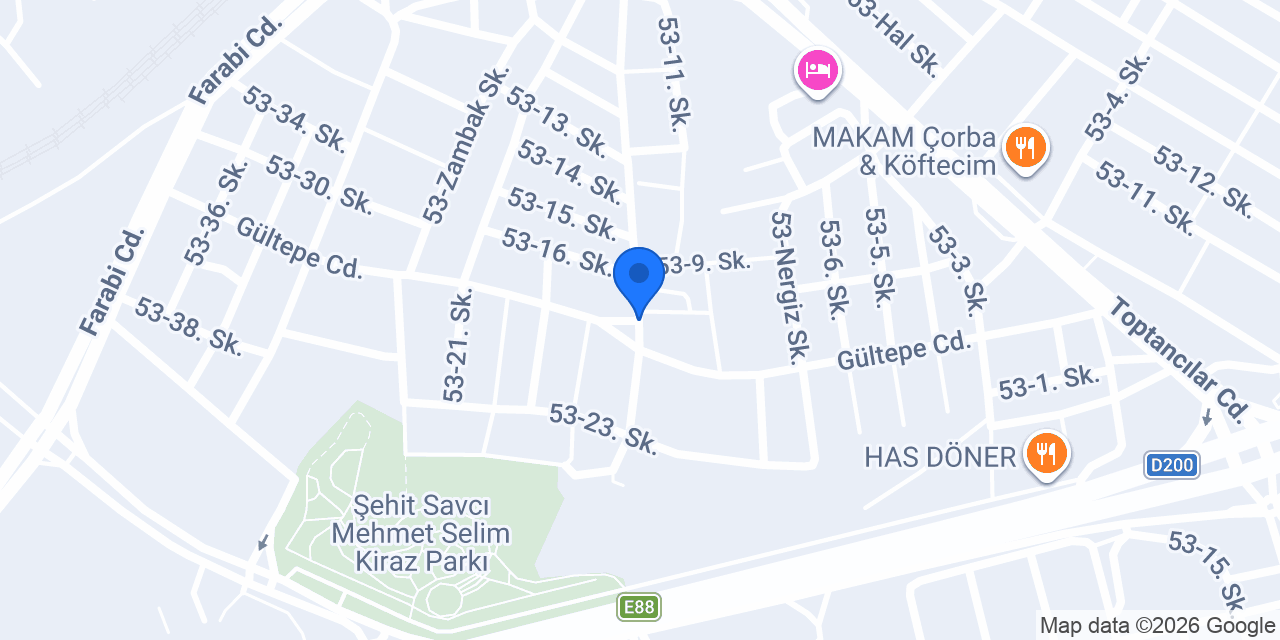 Duha Mutfak konumu