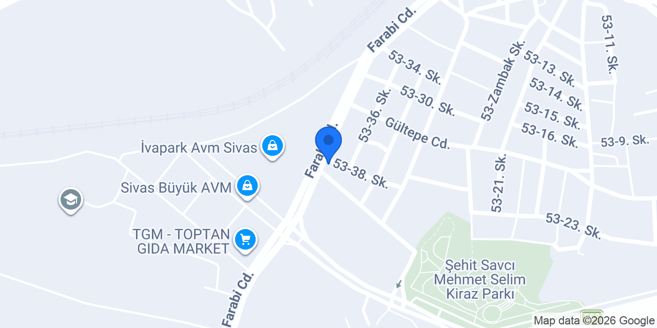 Sivas taksi 58 konumu