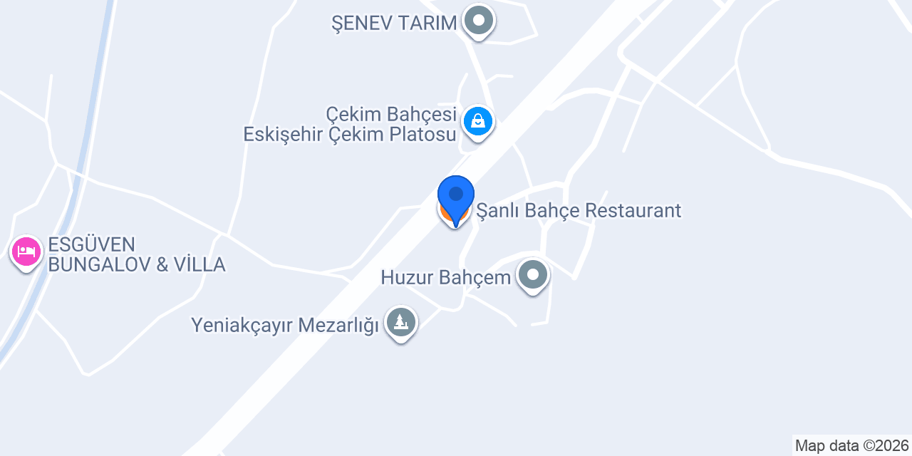 Şanlı Bahçe Restaurant konumu