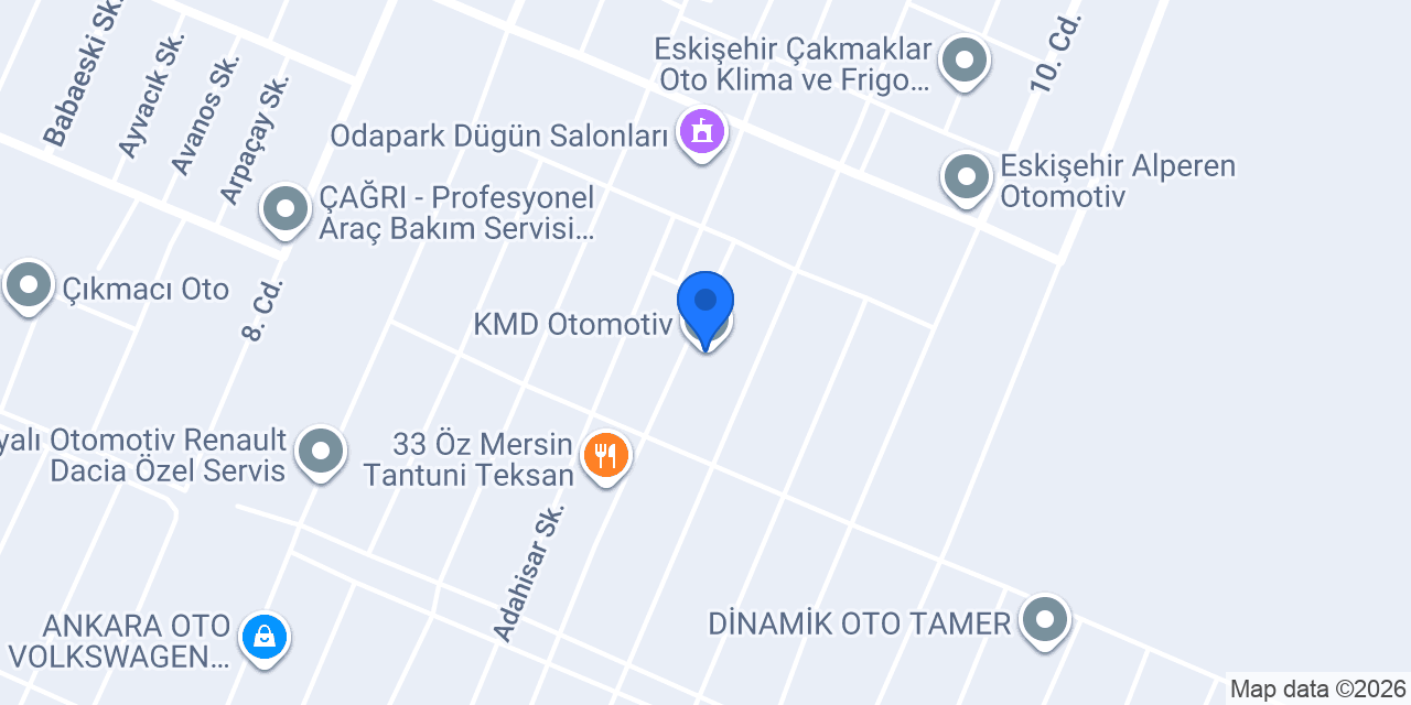KMD Otomotiv konumu