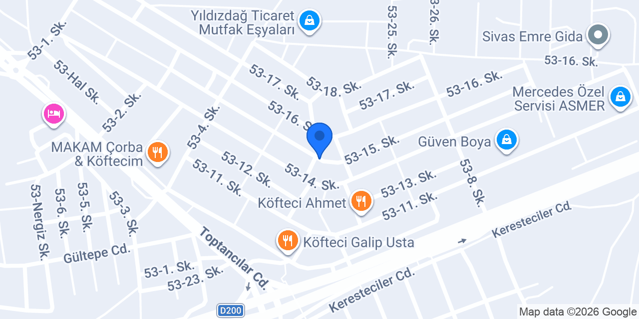 Sedir Yemekçilik konumu