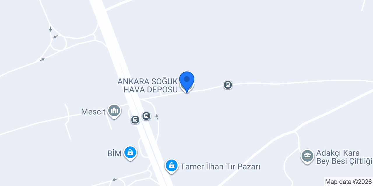 ANKARA SOĞUK HAVA DEPOSU konumu