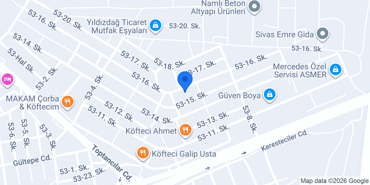 Onur Malzemecilik konumu