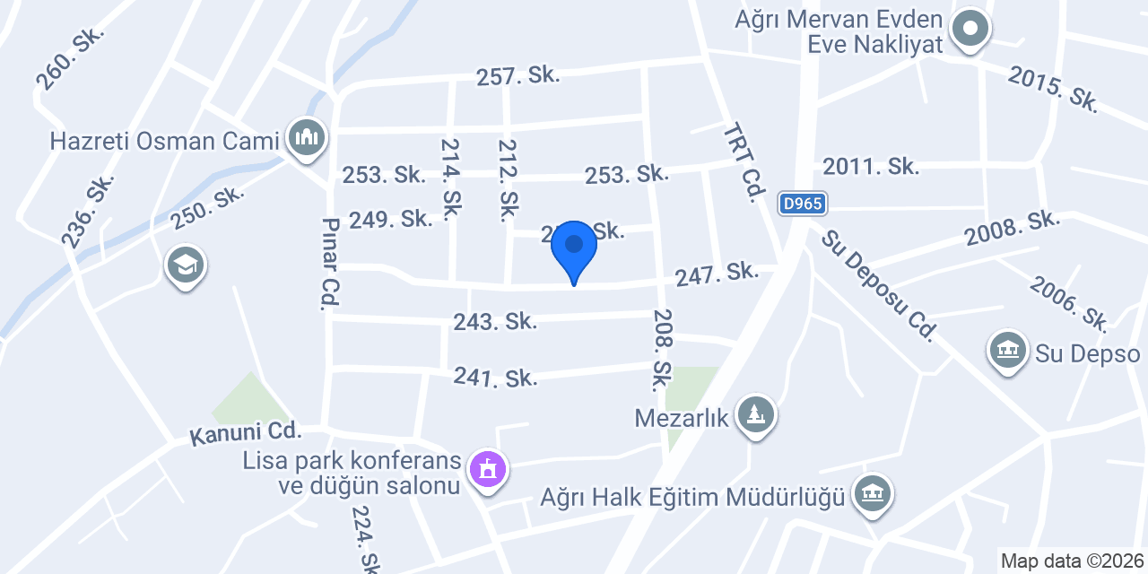 Çiçek Taksi konumu