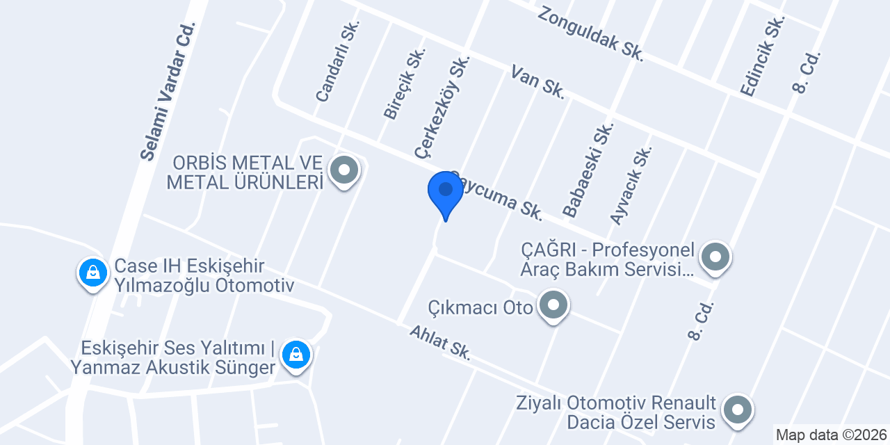 Arda Otomotiv konumu