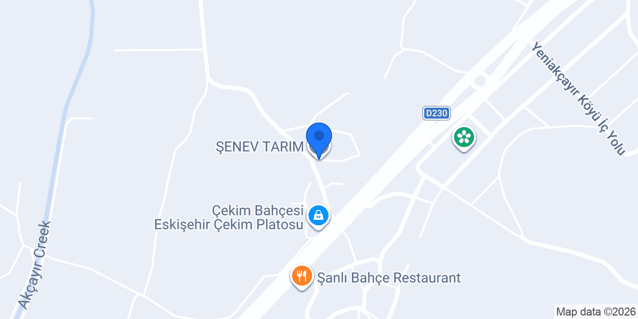 ŞENEV TARIM konumu