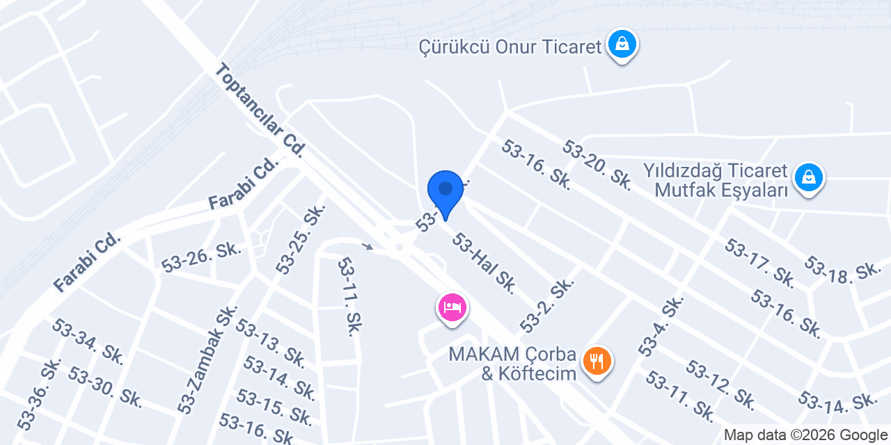 Yeğiner Forklift & Manitou konumu