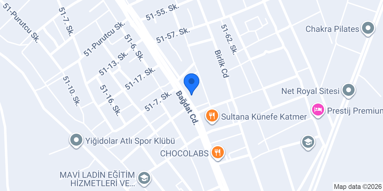 Uzman Diyetisyen Sena GÜLTEKİN konumu