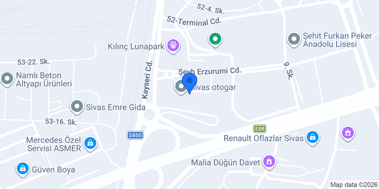 Huzur Turizm konumu