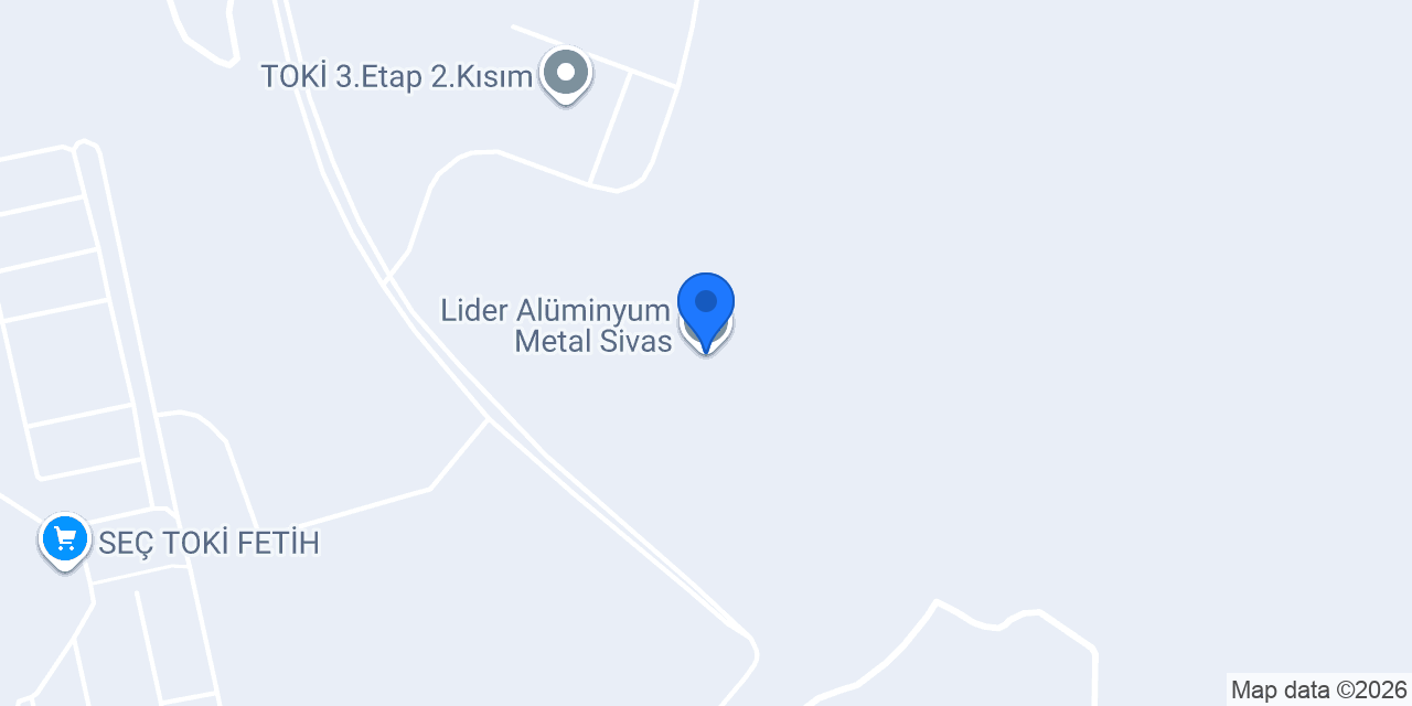 Lider Alüminyum Metal Sivas konumu