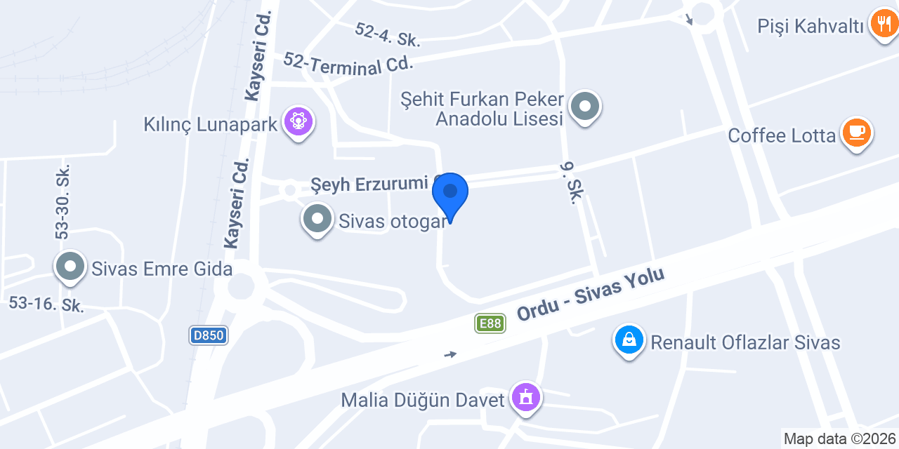 DİVRİĞİ BİRLİK LTD. ŞTİ. konumu