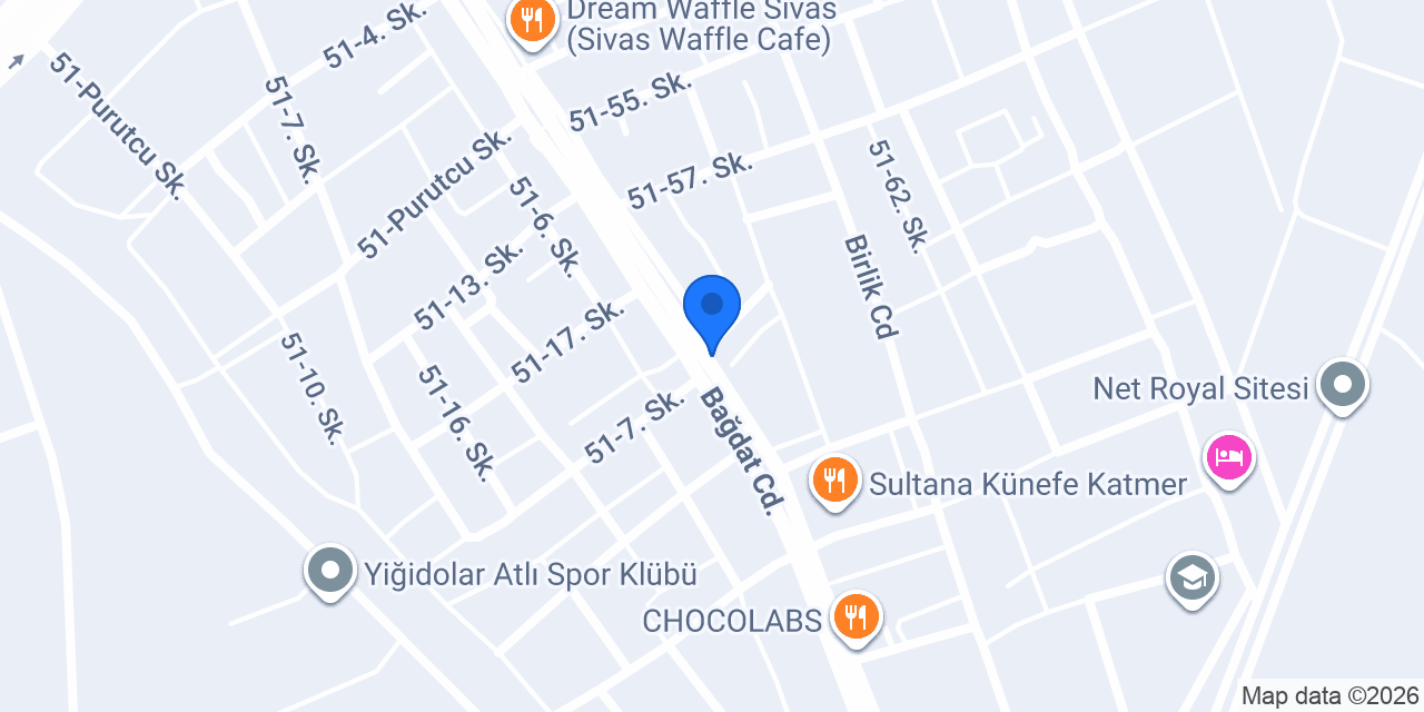 İngilizce Evi konumu