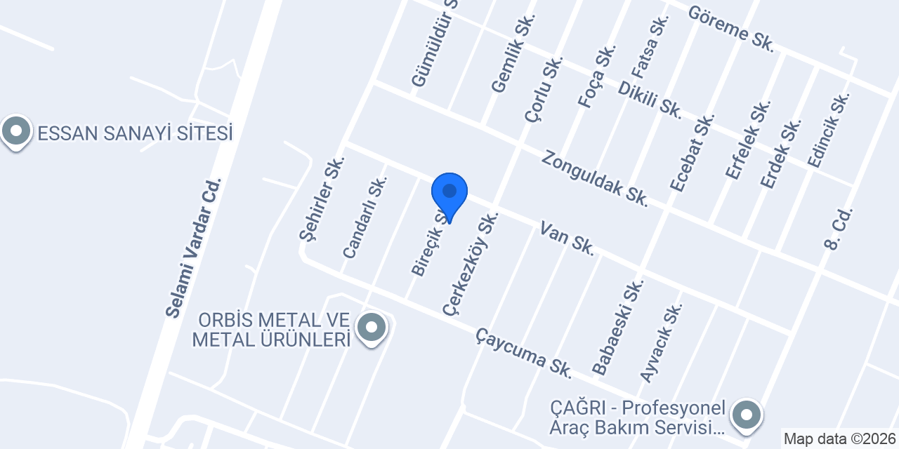 YÖRÜKOĞLU TEL ÖRGÜ SİSTEMLERİ konumu