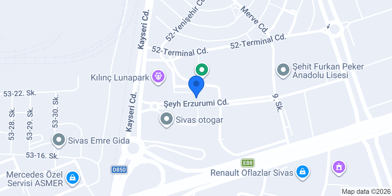 Esadaş konumu