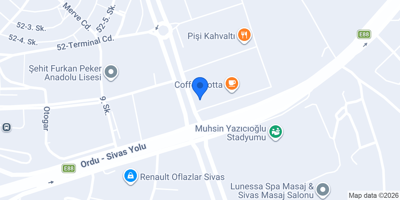 Dönerhau'S Sivas Merkez konumu