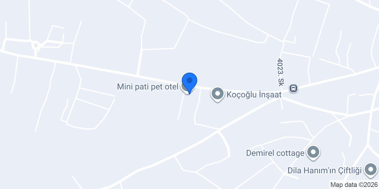 Mini pati pet otel konumu
