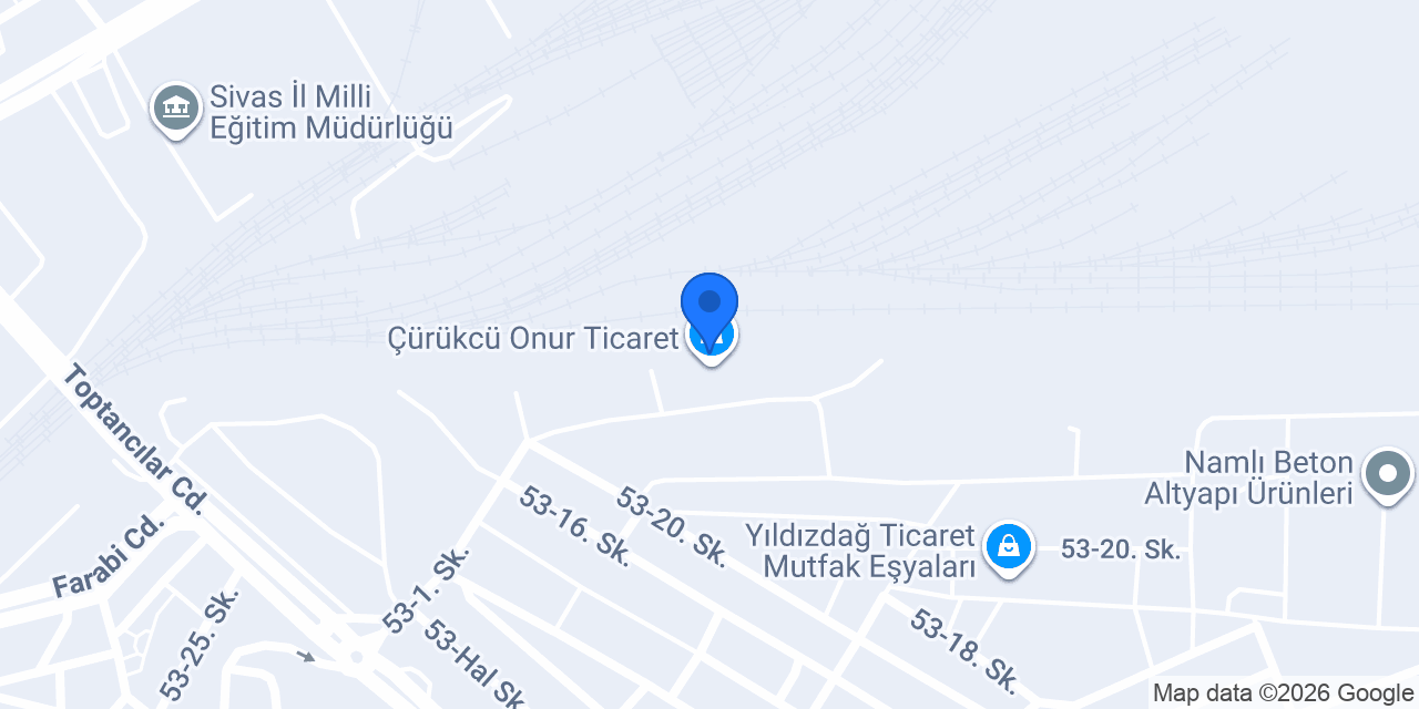 Çürükcü Onur Ticaret konumu