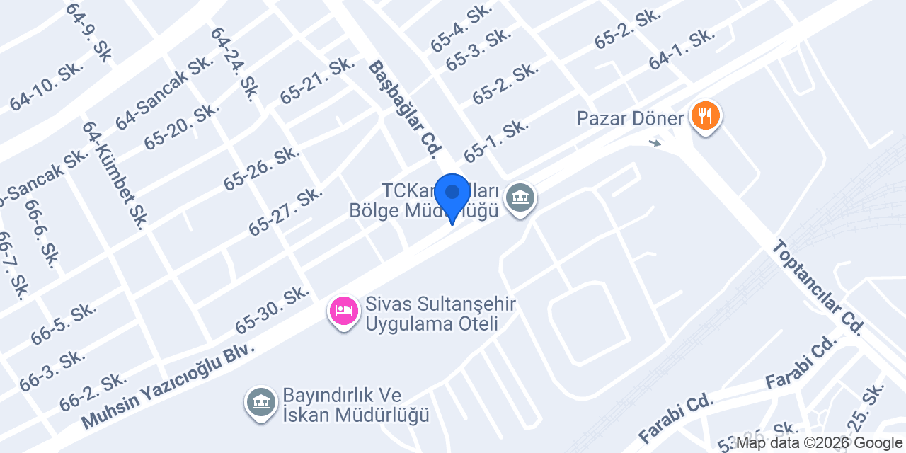 Bridgestone - Sivas Hizmet konumu