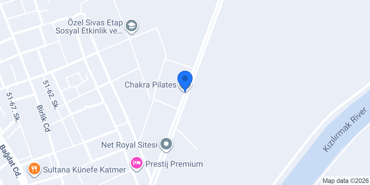 Chakra Pilates konumu