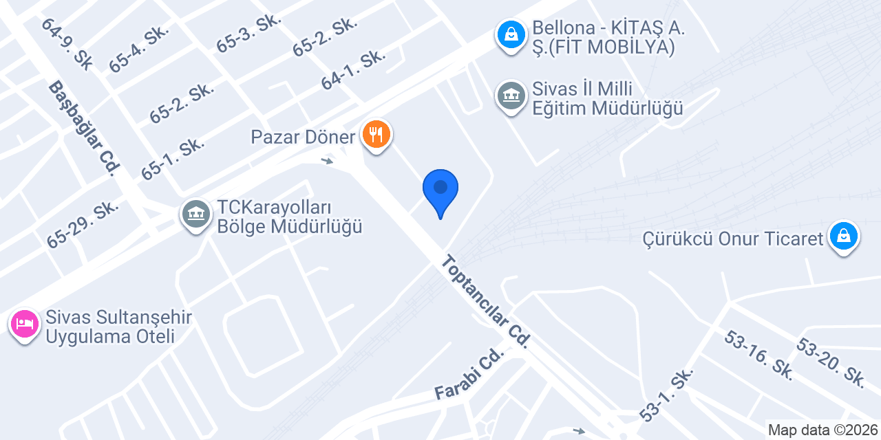 Sivas BiTaksiBi 7/24 konumu