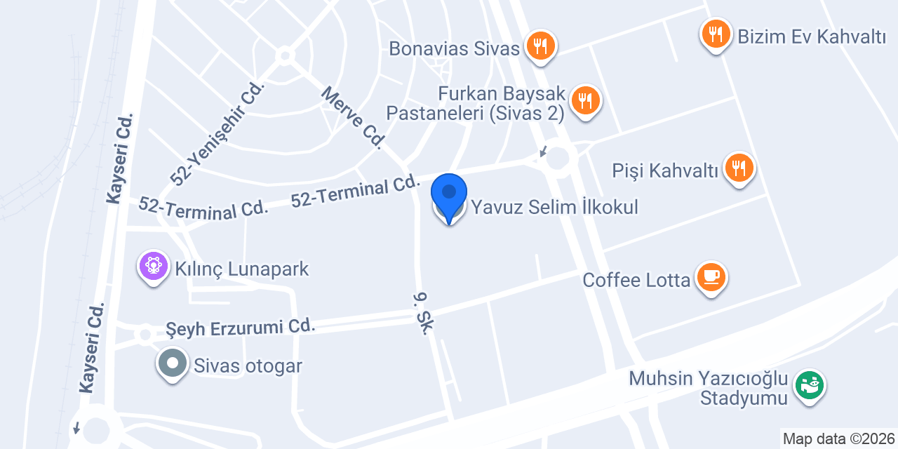 Yavuz Selim İlkokul konumu