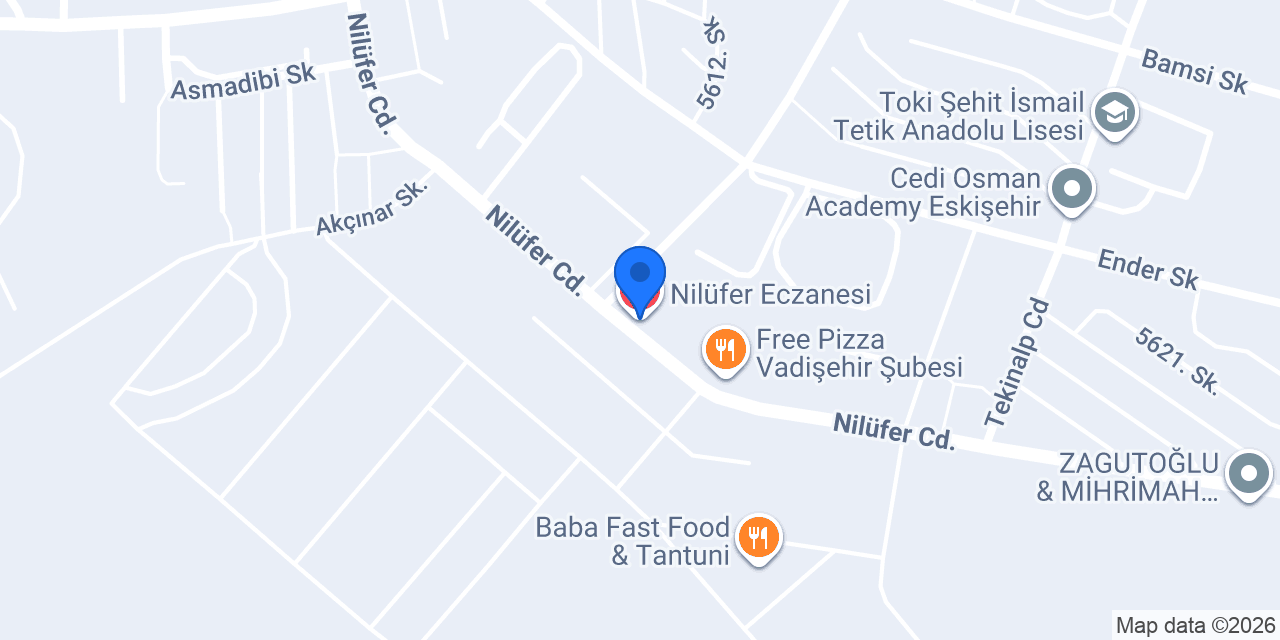 Nilüfer Eczanesi konumu