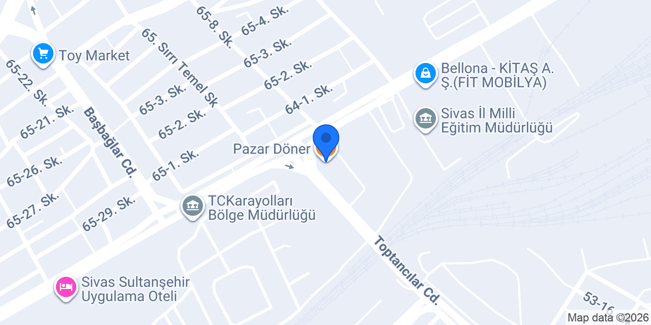 Pazar Döner konumu