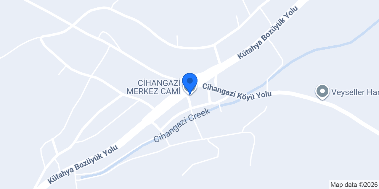 CİHANGAZİ MERKEZ CAMİ konumu